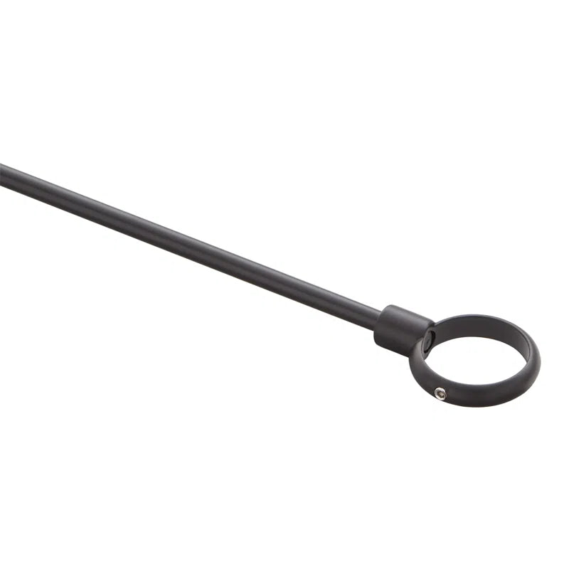 54" Brass D-Shaped Shower Rod Enclosure with Ceiling Support
